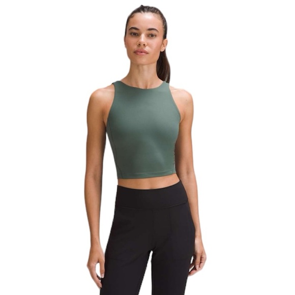 lululemon athletica Tops - Lululemon NWT Align High-Neck Tank Top in Dark Forest Green Size 10 NEW